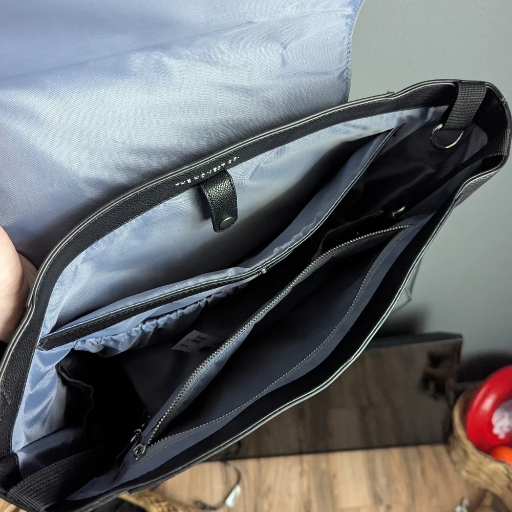 The Honest Company Black Backpack. Adjustable Straps. Diaper Backpack.